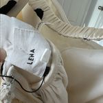 Retro Polka Dot Bubble Midi Dress Convertible Straps in Cream Black Size S White Photo 11