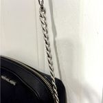 Michael Kors Jet Set Item Large East West Black Silver Crossbody Bag Photo 4