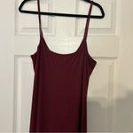 SKIMS  Soft Lounge Spaghetti Strap Dress | Bordeaux | Size 4x RARE COLOR Photo 2