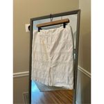 Talbots  White Lace Pencil Skirt Size 10 Photo 2