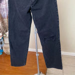 Levi's  Distressed High Rise Straight leg Jean busted knee distressed size 27‎ Photo 2