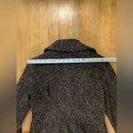 DKNY Donna Karan New York Brown Double Breasted Babydoll Tweed Coat Photo 5