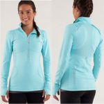 Lululemon Star Runner Angel Blue 1/2 Zip Pullover Jacket Size 4 Photo 15