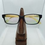 Zenni Black & Cream Prescription Glasses Frames, Case, & Cleaning Cloth Black Photo 1