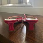 Michaelangelo  6.5 red strappy rhinestone sandals Photo 9