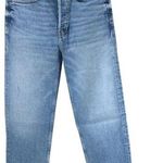 RE/DONE Womens Jeans High Rise Stove Pipe Stretch Light Stone Wash Button Fly 26 Photo 0
