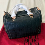 Carolina Herrera NWOT Authentic Black Genuine Leather CHCH ANDY Satchel Bag Photo 0