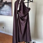 House Of CB  Angelina Asymmetric Halter Midi‎ Dress size S NWOT Photo 4