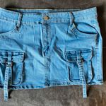 SheIn Jean Mini Skirt Photo 0