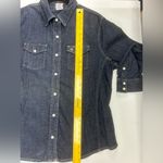 Carhartt  WS010 - Women's Denim Snap-Front Shirt Size XXL Blue Stretch Photo 2