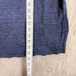 Chico's Women's Size M Linen Blend Long Sleeve Tunic Top V-Neck Blue Beach Photo 2