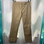 Tory Burch  Pale Khaki pleated Korri wide leg pants size‎ 6 minimalist preppy Photo 2