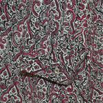 Catherines  Red Black Print 3/4 Sleeve Blouse Top Size 2X 22/24W Half Zip Tunic Photo 5