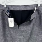 Banana Republic  Gray Linen-Blend Pencil Skirt Photo 5