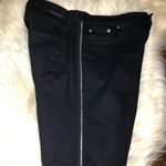 ZARA  man blk denim w/ rhinestones down side 34 Photo 5