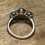 Sterling Silver Dragons Breath & Turquoise 925  Ring Photo 8