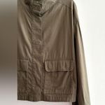 Old Navy Army Green Utility Cropped Jacket, Size Large Photo 3