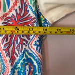 Lilly Pulitzer  Colorful White Beach Long Sleeve Shirt Women's size Medium Photo 6