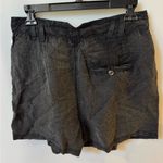 Free People  Womens Black Calla Pleated Hi Rise Slash Pockets Trouser Shorts 6 Photo 8