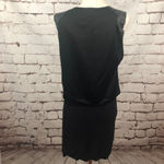Maje  Dieppe Layered Dress‎ in Black LBD Photo 7