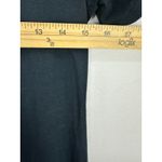 LOGO By Lori Goldstein LOGO Lori Goldstein Black Maxi Dress Womens XXS Eyelet Hem Pockets Minimalist Photo 6