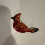 Cardinal Bird Brooch Photo 3