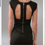 Black Halo  | Black Zippered Open Back Cocktail Formal Party Dress Size 0 Photo 3