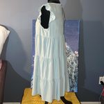 Kirundo Size S Teal Tiered Skirt Midi Dress Green Photo 5