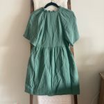 Old Navy NWT Moss Green 100% Cotton Short Sleeve Dress Photo 4