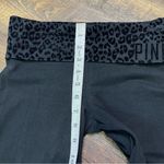 PINK - Victoria's Secret Victoria’s Secret PINK Womens XS Low Rise Black Cheetah Foldover Leggings Skinny Photo 4