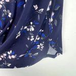 Stitch Fix NWT 41 Hawthorne Sleeveless V-Neck Floral Top Navy Size XS Petite PXS Photo 6