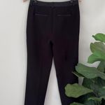 Madewell  Satin Waist Pockets Business Casual Pants Belt Loops Black Office Work Photo 1