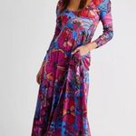 Free People  First Date Retro Floral Maxi Dress XS Photo 0