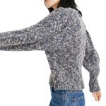 Madewell  Pleat Shoulder Pullover Multicolor Full Sleeve Knit Sweater Size S Photo 2