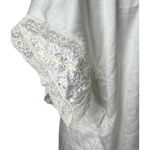 Vintage Bridal Lace Peignoir Robe White Nylon Carol Hochman Chervette Petite Size XXS Photo 3