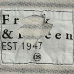 Frank & Eileen Wide Navy French Stripe One Sized Capelet Triple Fleece New Flaw Photo 6