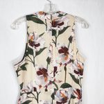 Entro Large Jumpsuit Dress Romper Floral Choker V Neck Sleeveless Lined 135 Photo 5