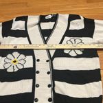 Leslie Fay Leslie fray vintage daisy striped button cardigan size 2X. Photo 7