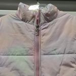 Juicy Couture Womens XL Rainbow Cloud Puffer Vest Boxy Zip Jacket Y2K Revival Photo 7
