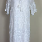 Ariat Western Embroidered Double Layer Undress White Size Medium Photo 0