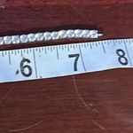 Sterling Silver CZ Diamond Tennis Bracelet Silver Photo 8