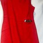 Liz Claiborne  Red Sleeveless Dress Women’s 4 Photo 4
