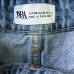 ZARA  High Rise Frayed Cut off Style Hem Denim Shorts Photo 3