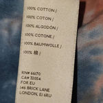 We The Free  People Womens Long Sleeve‎ Be Free Tie Dye Shirt Small Photo 4