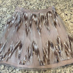 Antonio Melani  Sequin Tulle Skirt in Cream and Brown Photo 0