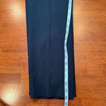 Lafayette 148 Dress Pants Black Silver‎ Stripe Wool Size 8 Petite Photo 11