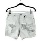 Pistola NWT  Devin White Denim Frayed Cut-Off Shorts 26 Photo 0