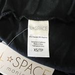 l*space NEW L* Malibu Off The Shoulder Puff Sleeve Cropped Tee Shirt Blouse Black Photo 1