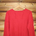 RtA Super Soft Emmet Crew Neck Distressed Pullover Sweater Red Size XS Photo 5