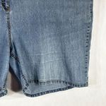 Liz & Me Catherines Plus Sz 26W Denim Shorts Jeans Light Blue Elastic Waist 1180 Photo 9